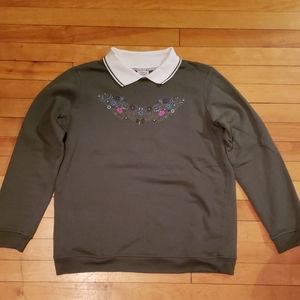 Embroidered sweater
